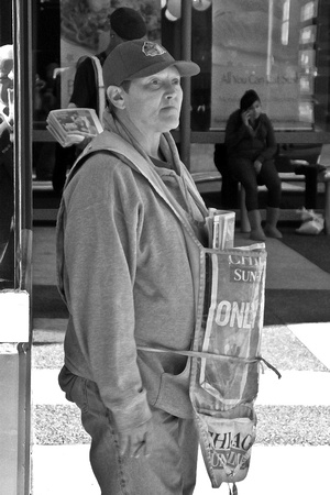 Chicago Newspaper Vendor